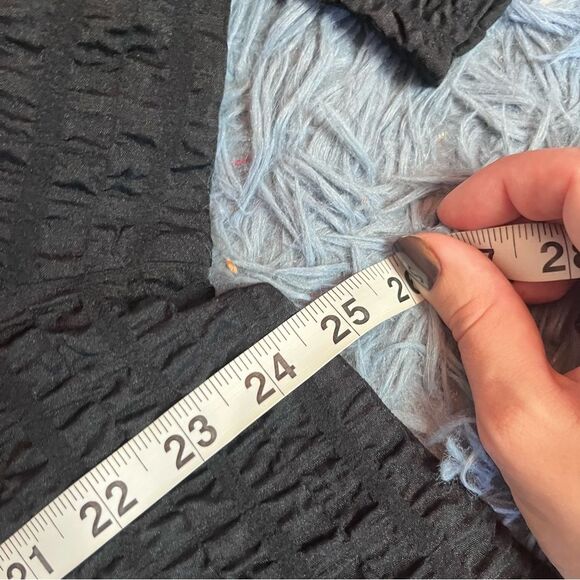 Habitat Black Lagenlook Pucker Weave Pullover Size XL - Picture 4 of 6